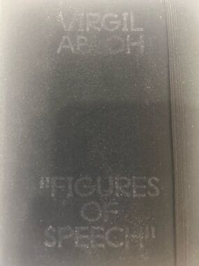 Virgil Abloh Figures of Speech Black Blank Journal